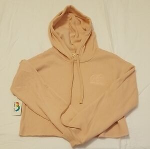 Miami Open 2025 Peach Cropped Hoodie NEW